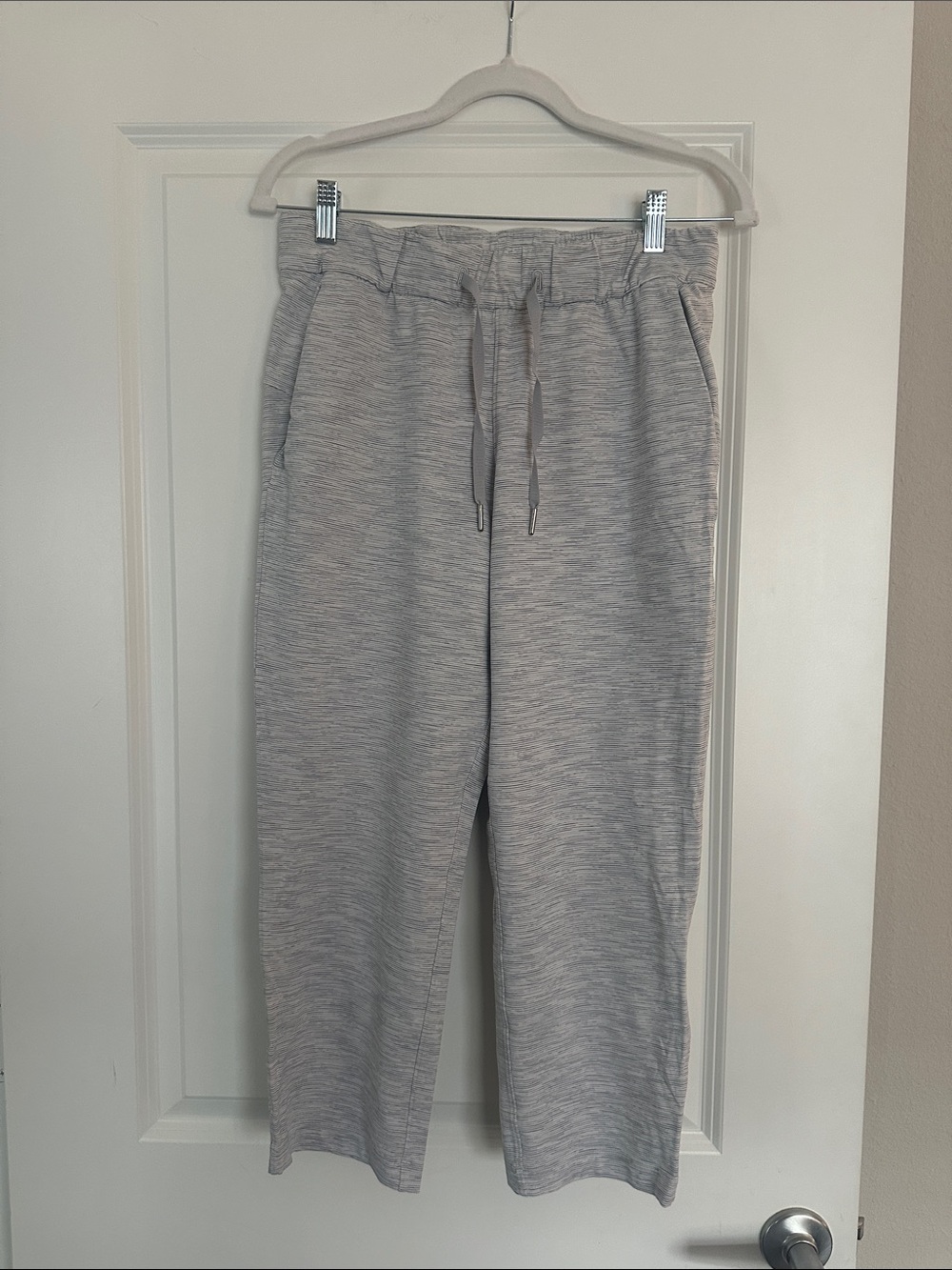 Lululemon AthleticaLight Gray Drawstring Lounge Pants